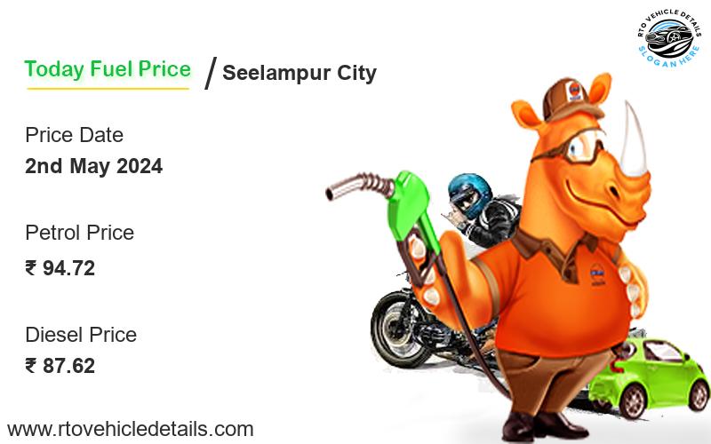 Seelampur City Diesel Price Today